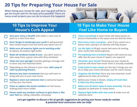  20 Tips for Preparing Your House for Sale This Spring