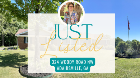 Just Listed in Adairsville at 324 Woody Road by Jenny Smith and Associates
