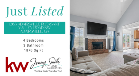 Just listed at 1363 Adairsville Pleasant Valley Road by Jenny Smith and Associates