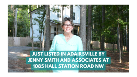 Just listed in Adairsville by Jenny Smith and Associates at 1085 Hall Station Road NW
