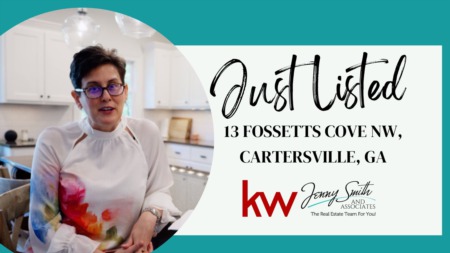 Just Listed in Cartersville by Jenny Smith and Associates at 13 Fossetts Cove