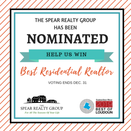 2019 Best of Loudoun | Vote The Spear Realty Group for the Best Residential Realtor