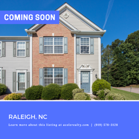 *COMING SOON* Move in ready End Unit Townhome with fenced yard! 