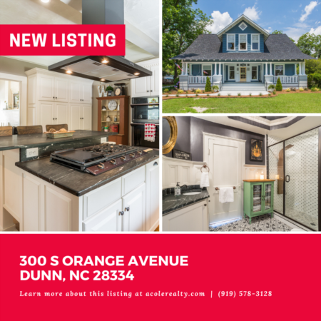*NEW LISTING* Rare historic find in Dunn. Renovated in 2018!