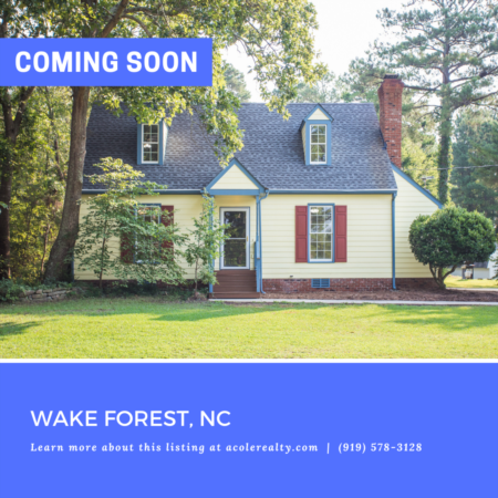 *COMING SOON* Don't miss out on this newly renovated home on 1.17 acres in a convenient Wake Forest location.