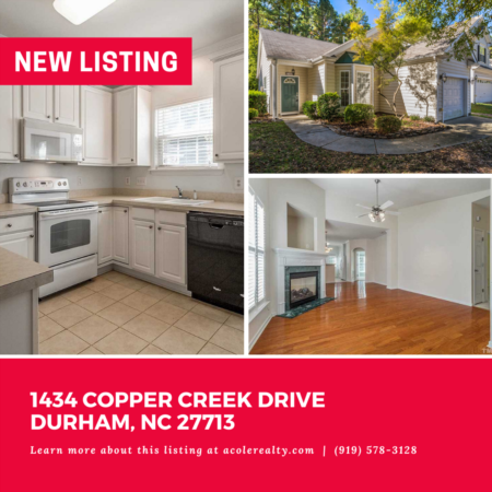 *NEW LISTING* Highly sought-after Ranch floor plan in a prime Durham location close to I-40, Duke, UNC, RTP, and Southpoint Mall.