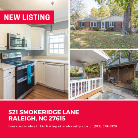 *NEW LISTING* Classic ranch floor plan in a highly desirable North Raleigh location close to Midtown/North Hills, shopping, restaurants, and schools. 