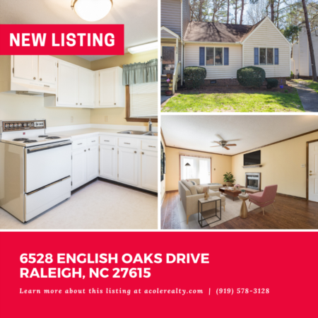 *NEW LISTING* Located in the heart of North Raleigh, this one story end unit townhome is in a prime location minutes away from North Hills/Midtown, downtown Raleigh, 440/540, shopping, dining, and entertainment.