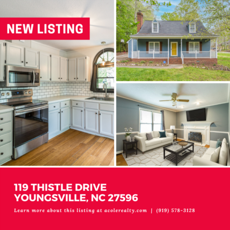 *NEW LISTING* Charming four bedroom Cape Cod home in Youngsville!