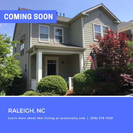 *COMING SOON* Immaculate open concept home on corner lot in sought after Renaissance Park just minutes from the heart of downtown Raleigh!