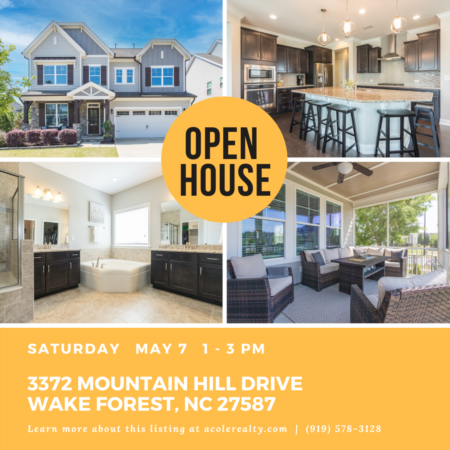 Open House: Saturday, May 7, 2022 from 1:00 PM - 3:00 PM