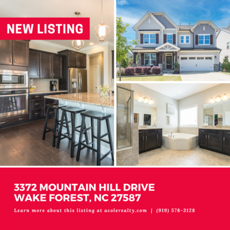 *NEW LISTING* Like new 5 bedroom home in Wake Forest!