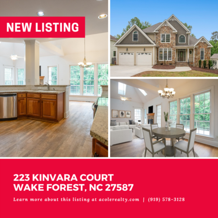 *NEW LISTING* Entertainer's Dream! Beautiful home in the heart of Wake Forest with an easy walk to downtown.