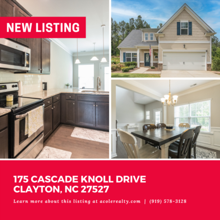 *NEW LISTING* Immaculate move in ready home in a great Clayton location close to schools, shopping, and major highways.