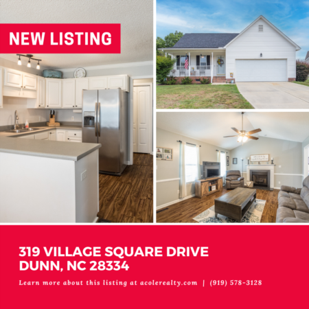*NEW LISTING* Charming ranch home minutes from downtown Dunn. 