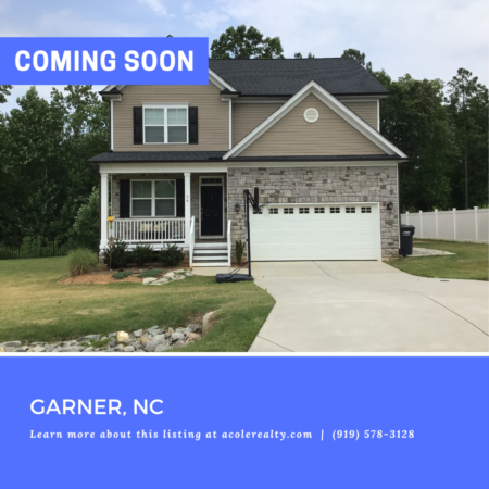 *COMING SOON* Stunning home in a convenient Garner location.