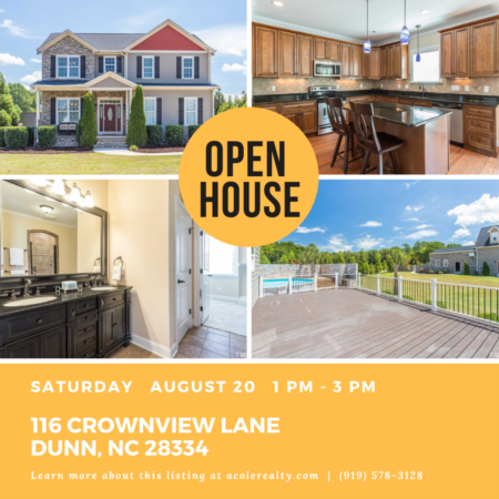  Open House: Saturday, August 20, 2022 from 1:00 PM - 3:00 PM