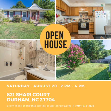 Open House: Saturday, August 20, 2022 from 2:00 PM - 4:00 PM