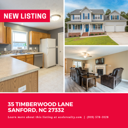 *NEW LISTING* Beautifully maintained cul-de-sac home in a spectacular Sanford location close to schools, shopping, and dining.