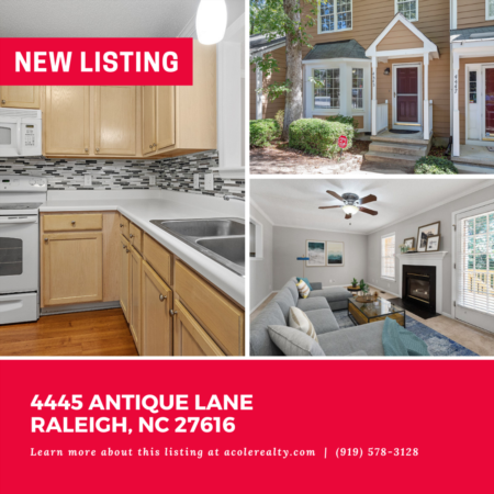 *NEW LISTING* Turnkey Townhome in a prime Raleigh location