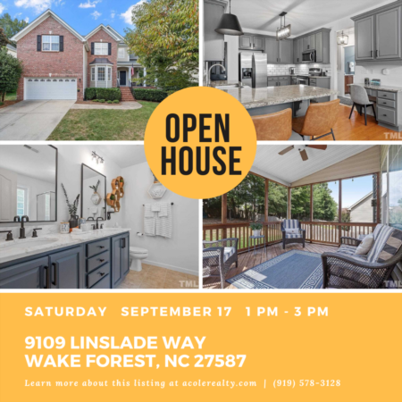 Open House: Saturday, September 17, 2022 from 1:00 PM - 3:00 PM
