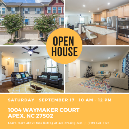 *OPEN HOUSE TOMORROW* Saturday, September 17, 2022 from 10:00 AM - 12:00 PM
