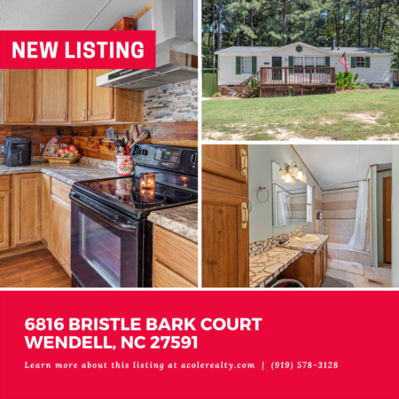 *NEW LISTING* Opportunity knocks on Bristle Bark Ct in Wendell.