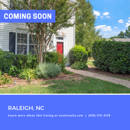 *COMING SOON* Three story end unit townhome in highly sought-after Wakefield!