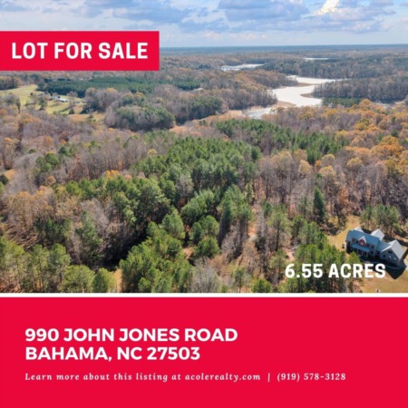 *NEW LISTING* Come build your dream home on this private 6.5-acre wooded lot with road frontage. 