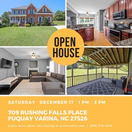 *OPEN HOUSE* Saturday, December 17, 2022 from 1:00 PM - 3:00 PM