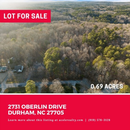 Come build your dream home on this spacious .69-acre wooded lot nestled in a quaint Durham neighborhood. 