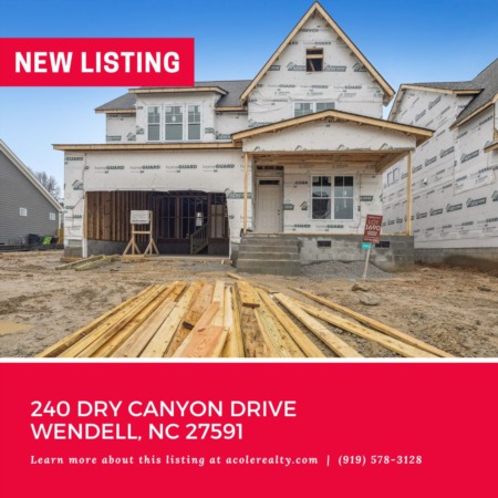 *NEW LISTING* This new construction home is in the highly sought-after Wendell Falls community where location & lifestyle are all in one. 
