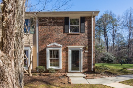 New Listing!  2 Bedroom/2.5 Bath End Unit Townhome in Cary!