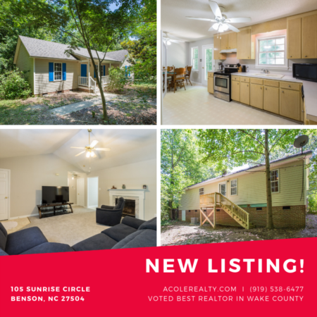*NEW LISTING* Sunrise Circle Benson, NC!