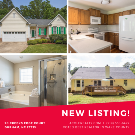 NEW LISTING in Durham, NC!!