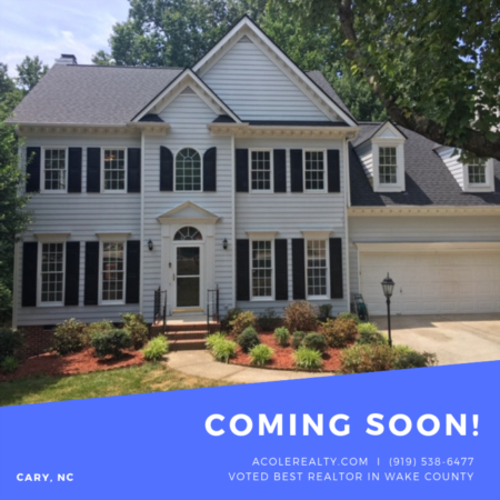 COMING SOON to CARY, NC!