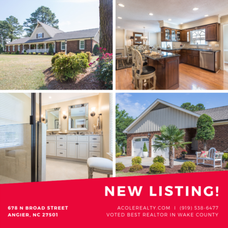 NEW LISTING in Angier, NC!