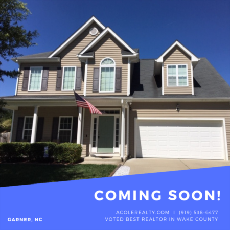 Coming soon! New house in Garner, NC!