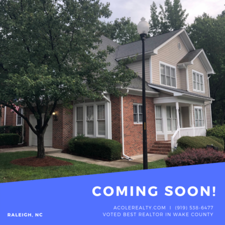 *COMING SOON* Spacious 3 bedroom 3.5 bth end-unit TH with garage on corner lot!