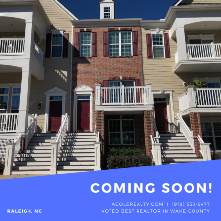 *COMING SOON* 3 bedroom, 3 full bathroom in Raleigh!