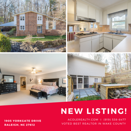 *NEW LISTING* Nature lovers delight w/ natural creek in Raleigh Home!