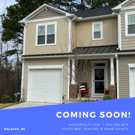 *COMING SOON* End Unit Townhome w/ 1 car garage! 