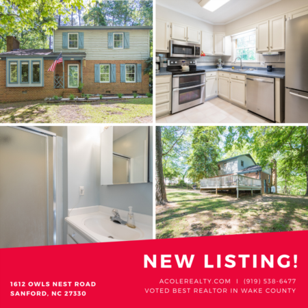 *NEW LISTING* Convenient to Raleigh and Fayetteville! 