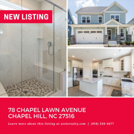 *NEW LISTING* Exquisite home located in Chapel Hill. This home has it all! 