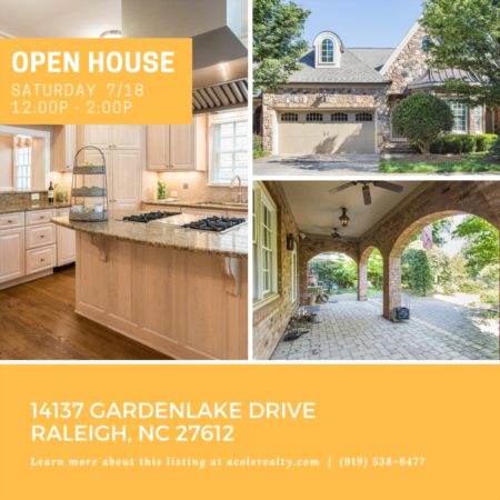 *OPEN HOUSE* This Saturday, 7/18, from 12:00 PM - 2:00 PM