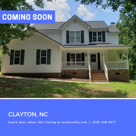 *COMING SOON* Newly updated home sitting on a 1 acre lot in Clayton! 