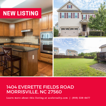 *NEW LISTING* Amazing Opportunity in Morrisville! 