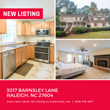 *NEW LISTING* Great Raleigh location with no city taxes and close proximity to restaurants and shopping. 