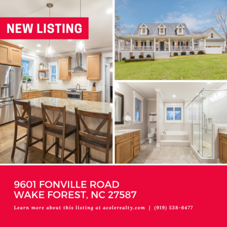 *NEW LISTING* Private retreat tucked off Falls of Neuse Rd & close to 540.