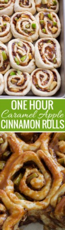 Caramel Apple Cinnamon Rolls